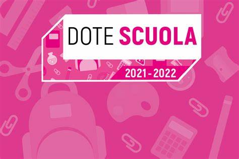 DOTE SCUOLA - BUONO SCUOLA - ANNO SCOLASTICO 2021/2022.